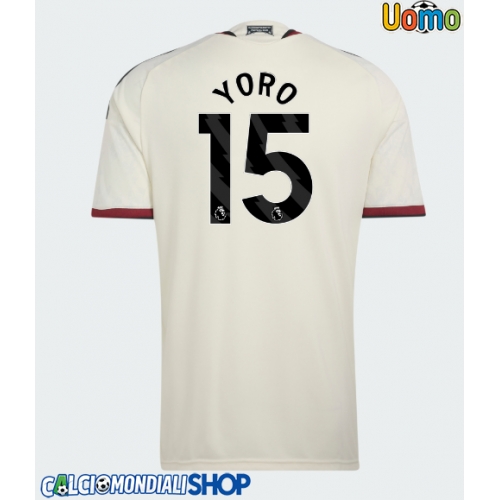 Maglie da calcio Manchester United Leny Yoro #15 Terza Maglia 2026-27 Manica Corta